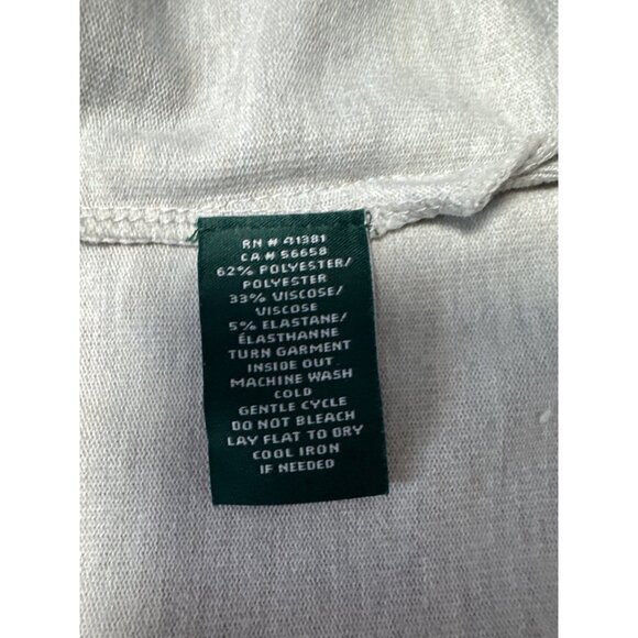 Lauren Ralph Lauren Womens Gray Long-Sleeve Lightweight Knit Top Size XXL - Picture 7 of 9